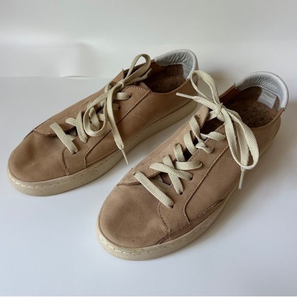 Soludos Shoes - Soludos Ibiza Classic Sneakers Low Top Tan Nubuck Leather size 8